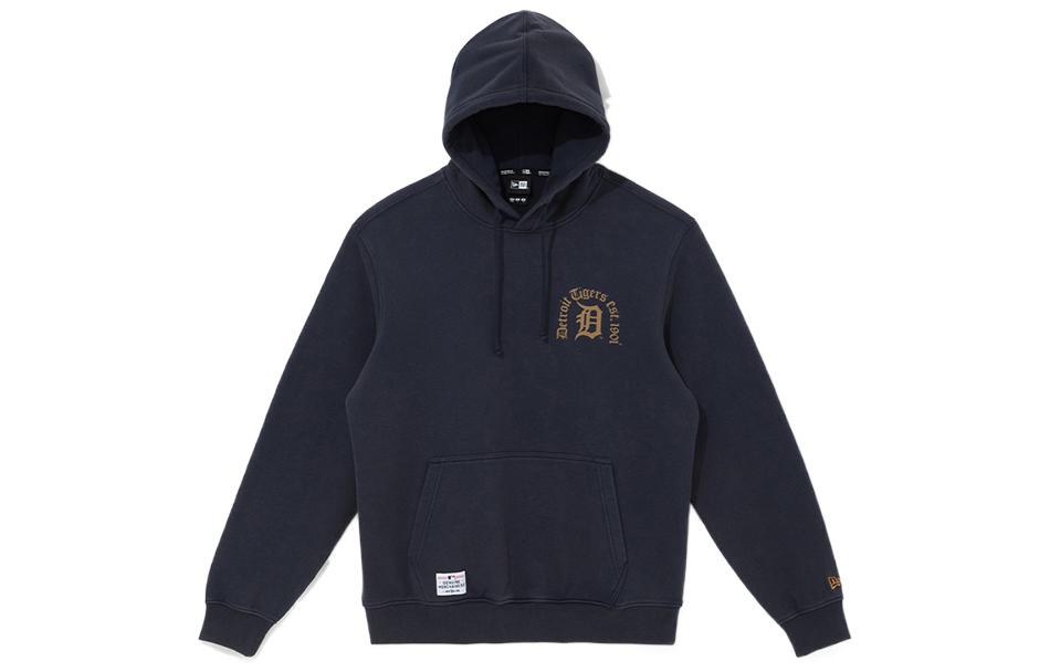 New Era MLB Detroit Tigers Navy Pullover Sweatshirt Unisex 12715345
