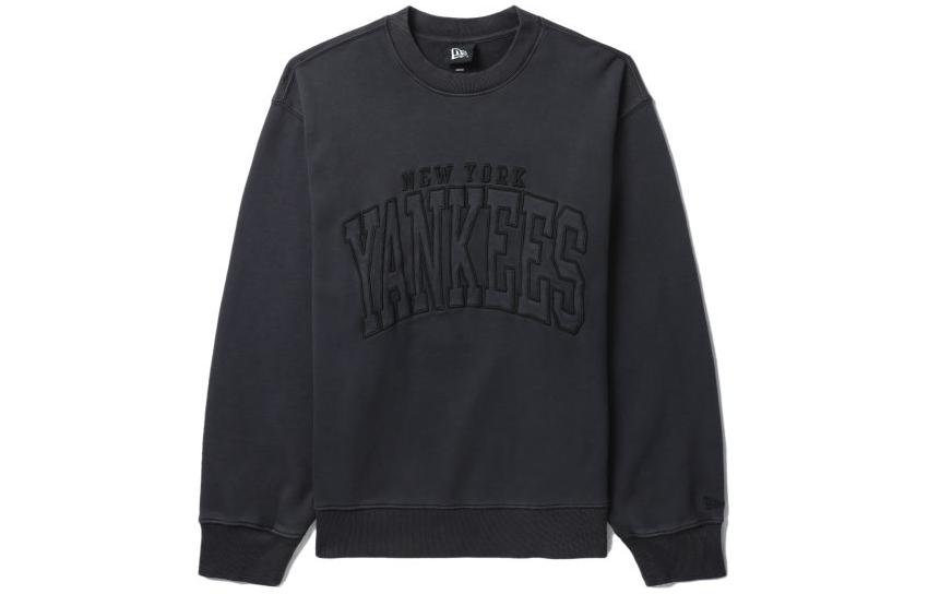 New Era MLB Embroidered Logo Pullover Sweatshirt Unisex Black NERSWM30102XJBKX
