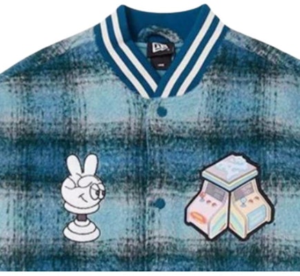 New Era MLB Embroidered Thick Cotton Jacket Unisex Blue 14112238 Shop New Era MLB Embroidered Thick Cotton Jacket Unisex Blue 14112238