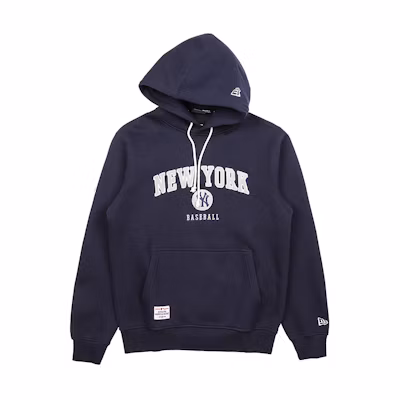New Era MLB Fashion Letter Hoodie Pullover Unisex 12544778-NAVY/12544780-GREY