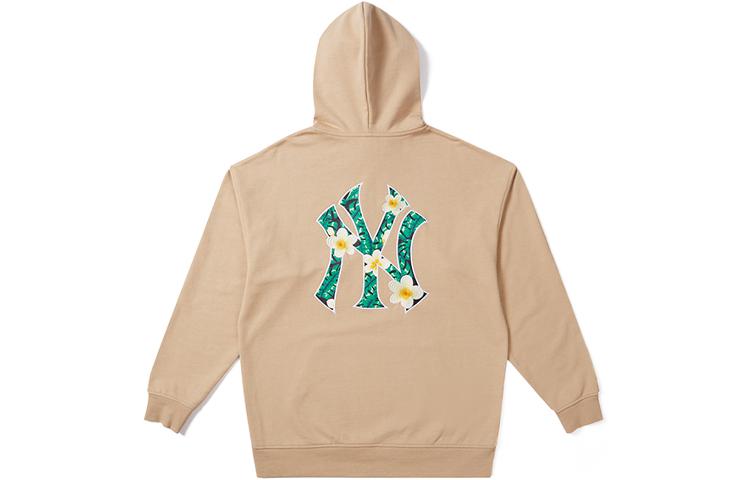 New Era MLB Floral Letter Hoodie Unisex Brown 12877409