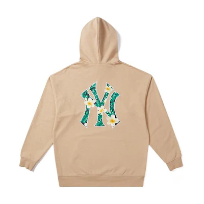 New Era MLB Floral Letter Hoodie Unisex Brown 12877409