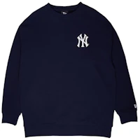 New Era MLB Logo Crewneck Pullover Sweatshirt Unisex Navy Blue 12727850 New Era MLB Logo Crewneck Pullover Sweatshirt Unisex Navy Blue 12727850