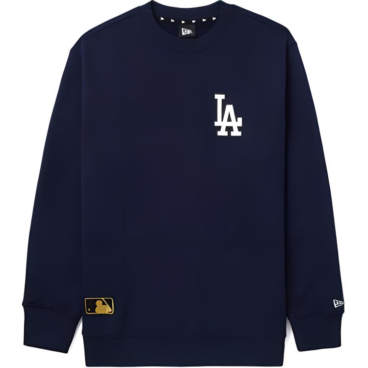 New Era MLB Los Angeles Dodgers Classic Logo Navy Crewneck Sweatshirt Mens NERSWM00083YLNYX00M
