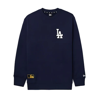New Era MLB Los Angeles Dodgers Classic Logo Navy Crewneck Sweatshirt Mens NERSWM00083YLNYX00M