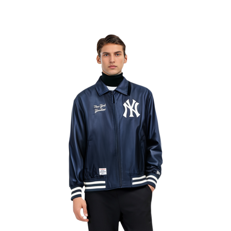 Purchase Chaqueta Azul Unisex Bordada con Cremallera MLB Los Angeles Dodgers New Era 14179179