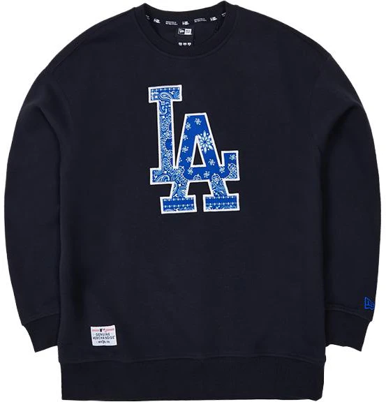 new-era-mlb-los-angeles-dodgers-logo-crewneck-sweatshirt-unisex-black-13546483