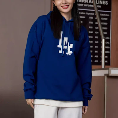New Era MLB 洛杉矶道奇海军蓝连帽卫衣 男女长袖套头衫 12727847 Shop New Era MLB 洛杉矶道奇海军蓝连帽卫衣 男女长袖套头衫 12727847