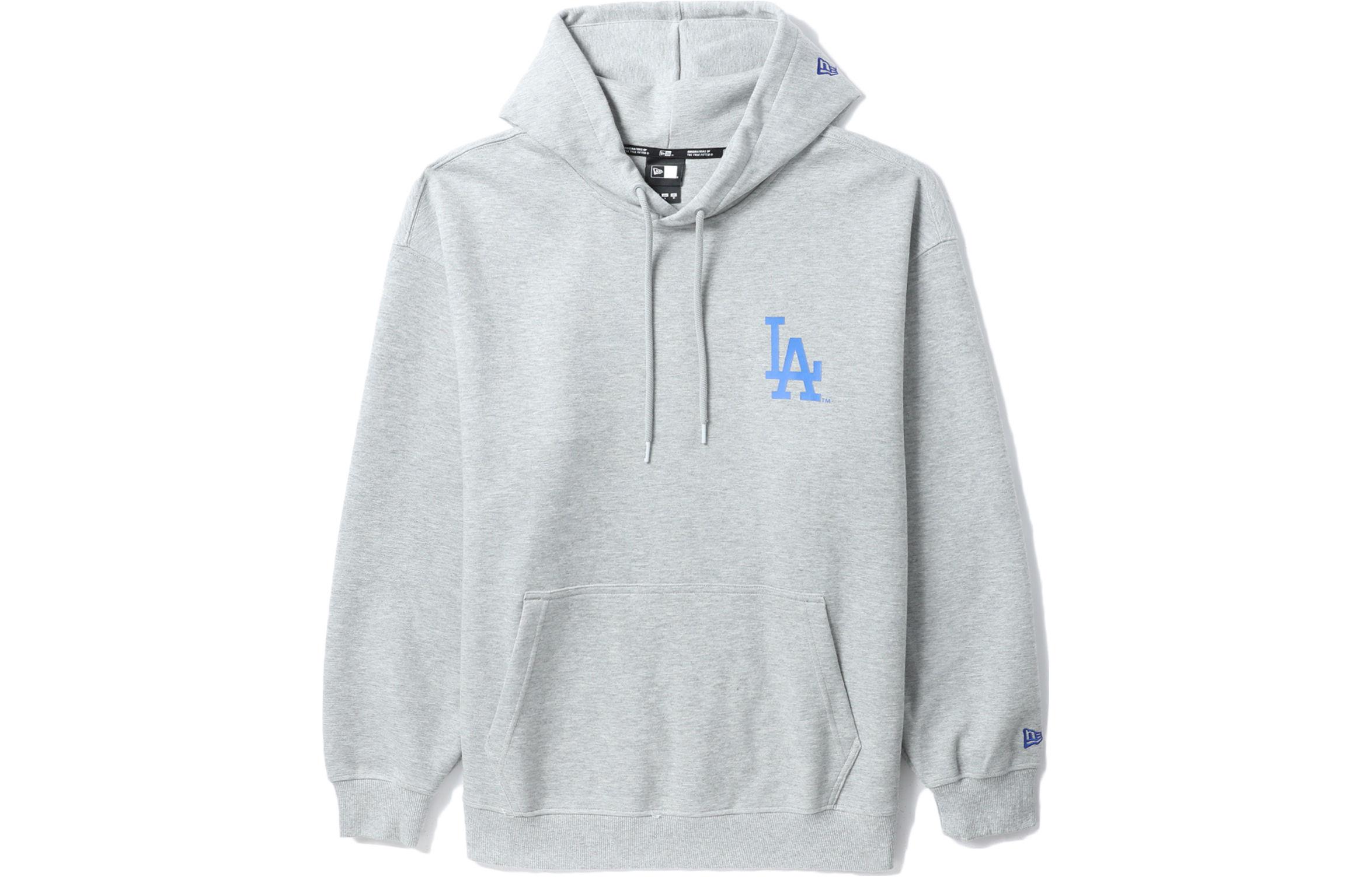 New Era MLB Los Angeles Dodgers Oversized Hoodie Grey NERSW3338703JGYX00L