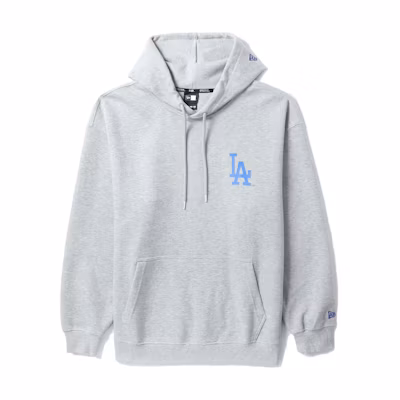 New Era MLB Los Angeles Dodgers Oversized Hoodie Grey NERSW3338703JGYX00L