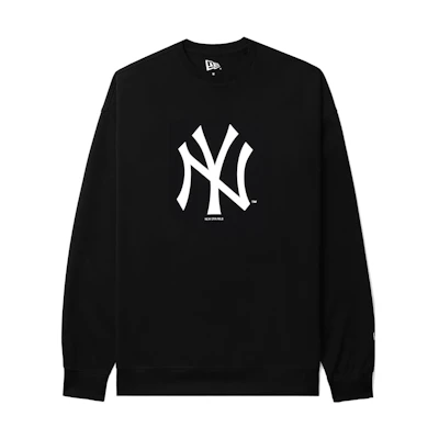 New Era MLB New York Yankees Black Relaxed Long-Sleeve Sweatshirt NERLT3527292LBKX00M
