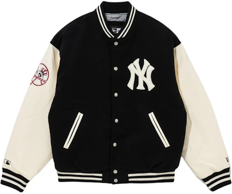 New Era MLB New York Yankees Jaket Baseball Unisex Hitam Putih 14397890 Buy New Era MLB New York Yankees Jaket Baseball Unisex Hitam Putih 14397890