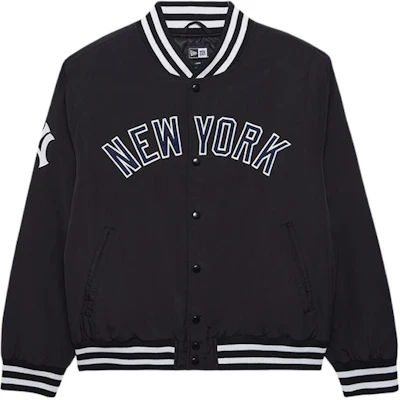 New Era MLB 紐約洋基隊 Logo 排扣棒球外套 黑色 男女適穿 60564762 Buy New Era MLB 紐約洋基隊 Logo 排扣棒球外套 黑色 男女適穿 60564762