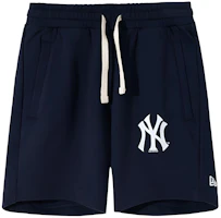 New Era MLB New York Yankees Logo Letter Drawstring Shorts Unisex Navy Blue 12727836 New Era MLB New York Yankees Logo Letter Drawstring Shorts Unisex Navy Blue 12727836