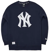 New Era MLB New York Yankees Logo Print Navy Crewneck Sweatshirt Unisex 13546482 New Era MLB New York Yankees Logo Print Navy Crewneck Sweatshirt Unisex 13546482