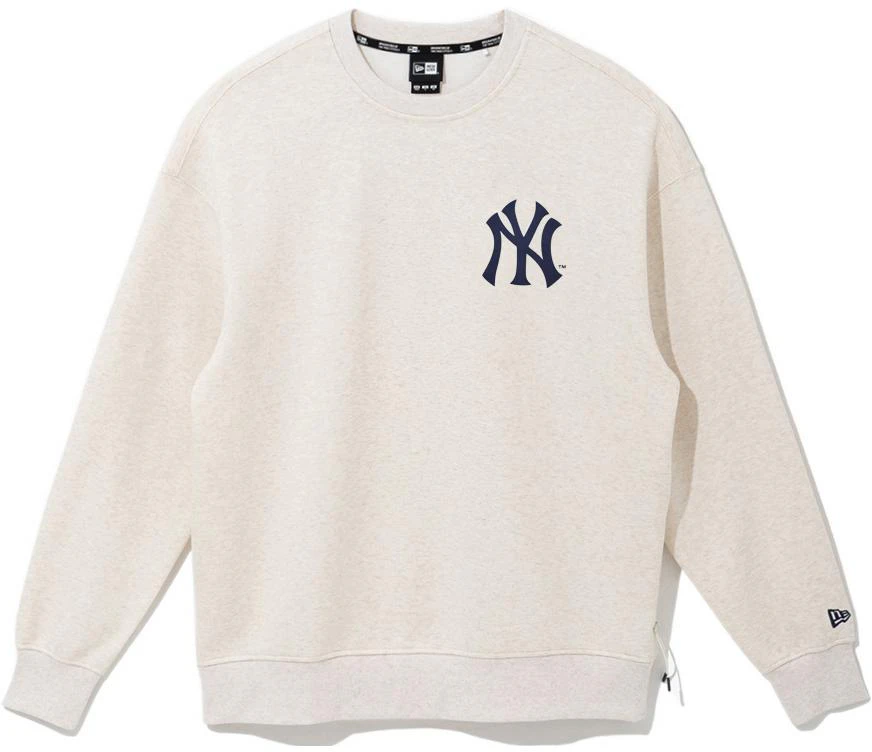 new-era-mlb-new-york-yankees-logo-print-oatmeal-crewneck-sweatshirt-13086595