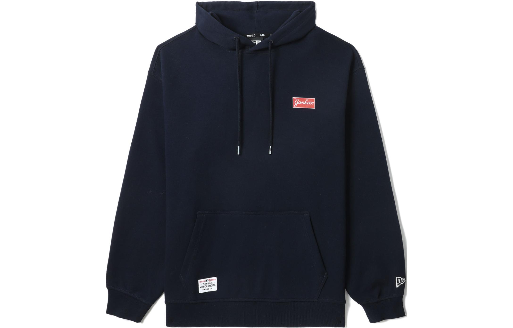 New Era MLB New York Yankees Navy Blue Logo Long Sleeve Relaxed Fit Sweatshirt Men NERSW3338634JNYX00L