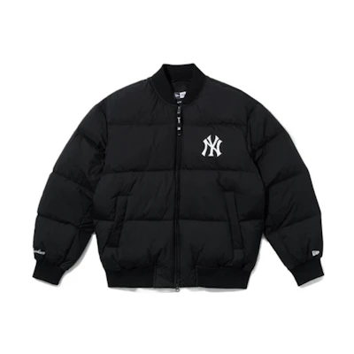 New Era MLB New York Yankees Oversized Black Winter Lightweight Down Jacket Unisex 13781123