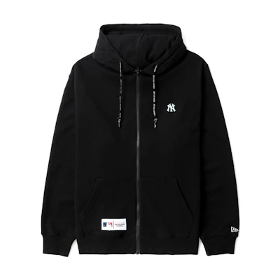 New Era MLB New York Yankees Oversized Plain Long Sleeve Sweatshirt Black NERSWM00075XLBKX00M