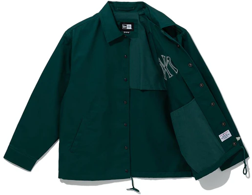 New Era MLB纽约洋基队深绿色长袖立领夹克男女同款 13546470 Shop New Era MLB纽约洋基队深绿色长袖立领夹克男女同款 13546470