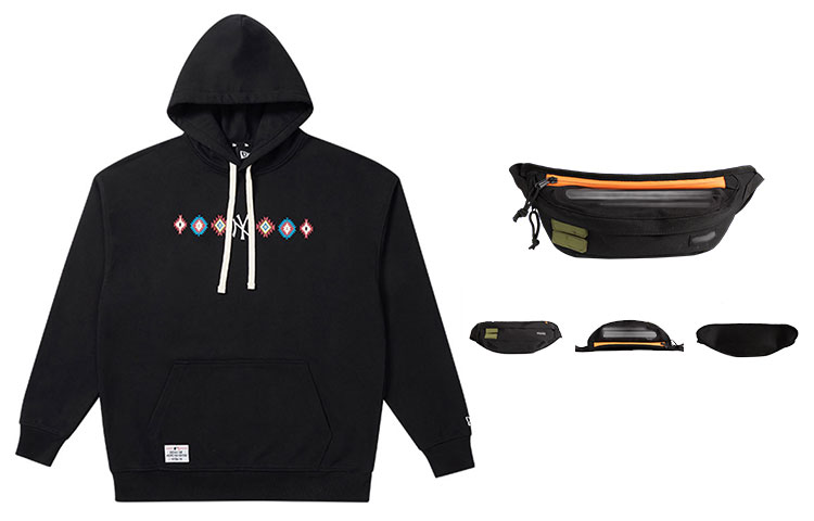 New Era MLB New York Yankees Tribal Hoodie Gift Set Unisex Black 12877408LH