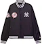 Order New Era MLB 紐約洋基隊刺繡按扣外套 男女款 黑色 14385106