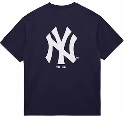 New Era MLB NY Yankees Navy Loose Fit Embroidered NY Crewneck Summer Tee . 14344092 Buy New Era MLB NY Yankees Navy Loose Fit Embroidered NY Crewneck Summer Tee . 14344092