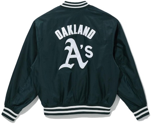 뉴에라 MLB 오클랜드 애슬레틱스 레터 프린트 집업 자켓 유니섹스 다크그린 13546434 Lookbook 뉴에라 MLB 오클랜드 애슬레틱스 레터 프린트 집업 자켓 유니섹스 다크그린 13546434
