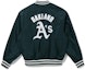 Lookbook 뉴에라 MLB 오클랜드 애슬레틱스 레터 프린트 집업 자켓 유니섹스 다크그린 13546434