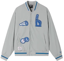 New Era MLB Patch Series Detroit Tigers Logo Oversized Jacket Unisex - Grey 13559745 New Era MLB Patch Series Detroit Tigers Logo Oversized Jacket Unisex - Grey 13559745