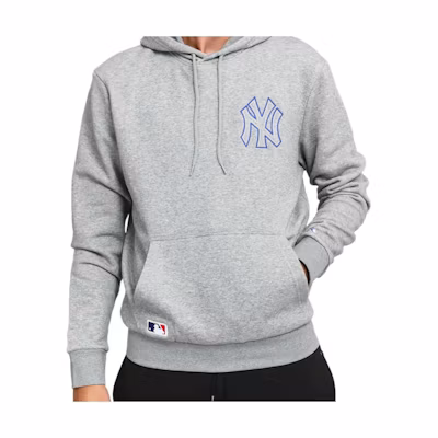 New Era MLB Printed Logo Hoodie Grey 12827246