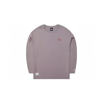New Era MLB Retro Casual Unisex Long Sleeve Sweatshirt Grey 13789211