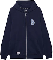 New Era MLB Retro Club Los Angeles Dodgers Navy Zip Hoodie Jacket Unisex 14385215 New Era MLB Retro Club Los Angeles Dodgers Navy Zip Hoodie Jacket Unisex 14385215