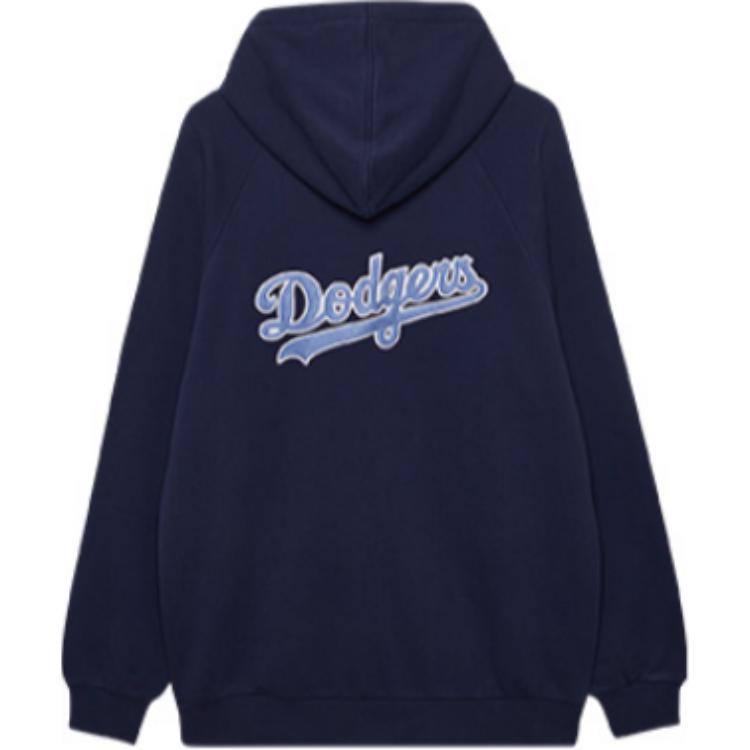 Order New Era MLB 復古洛杉磯道奇海軍藍連帽拉鍊外套 男女適用 14385215