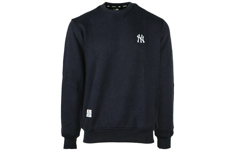 New Era MLB Series New York Yankees Navy Blue NY Logo Crewneck Sweatshirt Unisex 12544742