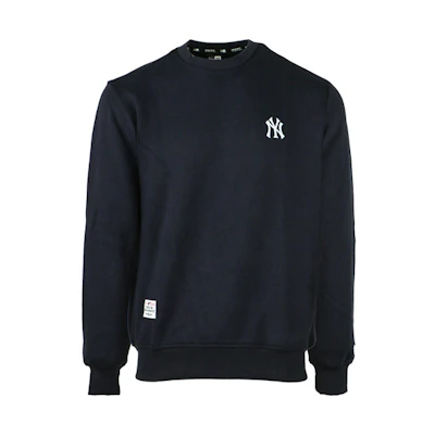 New Era MLB Series New York Yankees Navy Blue NY Logo Crewneck Sweatshirt Unisex 12544742
