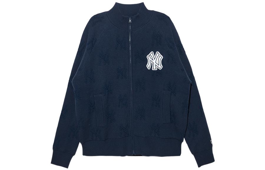 New Era MLB Solid Navy Zip-Up Casual Jacket Unisex 13488866