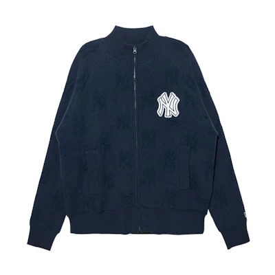 New Era MLB Solid Navy Zip-Up Casual Jacket Unisex 13488866