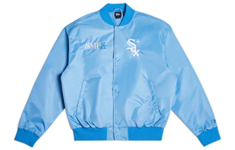 New Era MLB Unisex Blue Letter Embroidered Varsity Jacket 13429791