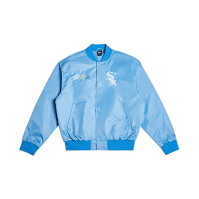 New Era MLB Unisex Blue Letter Embroidered Varsity Jacket 13429791