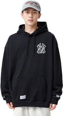 New Era MLB 復古洋基隊連帽衫 黑色 男女款 - 棒球風格套頭衫 14385195 Shop New Era MLB 復古洋基隊連帽衫 黑色 男女款 - 棒球風格套頭衫 14385195