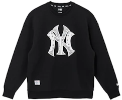 New Era MLB Yankees Black Printed Crewneck Sweatshirt Unisex Casualwear 13086602 New Era MLB Yankees Black Printed Crewneck Sweatshirt Unisex Casualwear 13086602