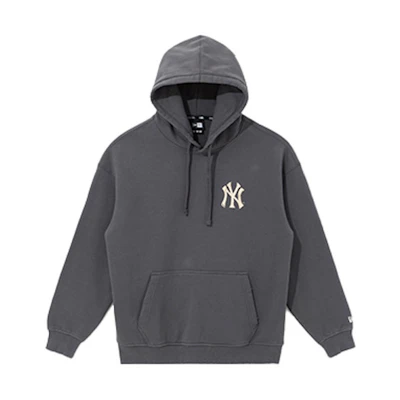 New Era MLB Yankees Hoodie Pullover Unisex Charcoal Black 13276323