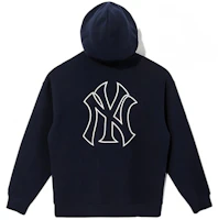 New Era MLB Yankees Logo Navy Blue Embroidered Hoodie Unisex Pullover Sweatshirt 13086567 New Era MLB Yankees Logo Navy Blue Embroidered Hoodie Unisex Pullover Sweatshirt 13086567