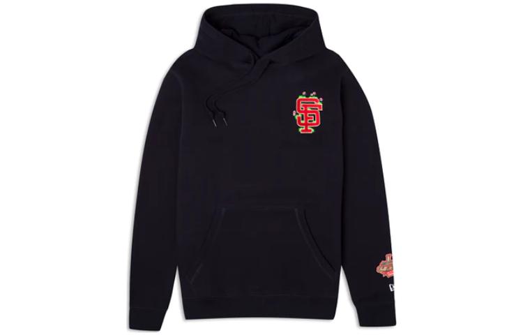 New Era Navy Blue Letter Logo Graphic Hoodie 60416571