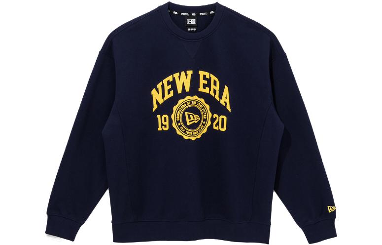 New Era Navy Letter Logo Print Sweatshirt 13546428
