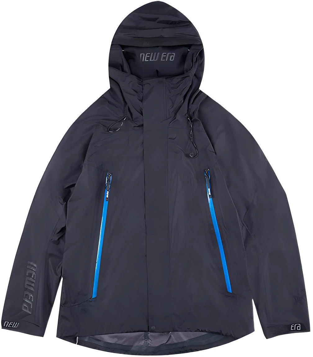 new-era-ne-tech-black-solid-color-hooded-woven-jacket-unisex-long-sleeve-12354363