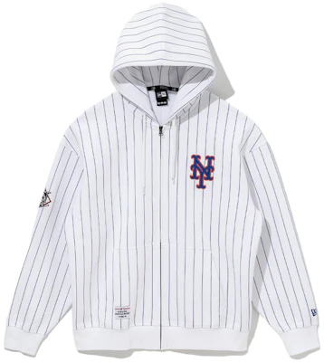 New Era New York Mets Striped Zip Hoodie Unisex White 13781115 Buy New Era New York Mets Striped Zip Hoodie Unisex White 13781115