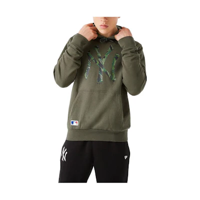 New Era New York Yankees Letter Print Green Hoodie 12827256