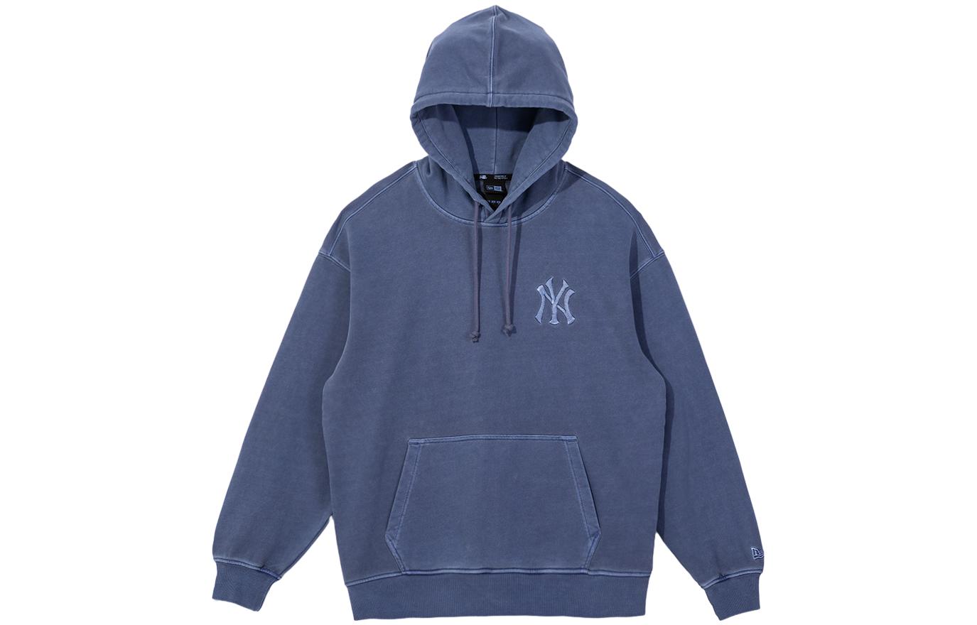 New Era New York Yankees Navy Blue Washed Pullover Hoodie Unisex 13781104